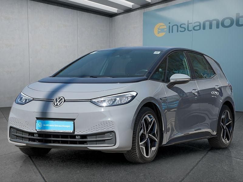 Grau Gebraucht 2020 VW ID.3 Pro Kleinwagen | 16.849 € (Fairer Preis) - Bild 1/4