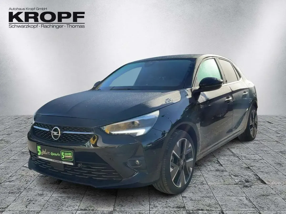 Gebraucht Opel Corsa-e GS Line 100 kW (136 PS) 2023 Diamant schwarz/karbon schwarz Kleinwagen