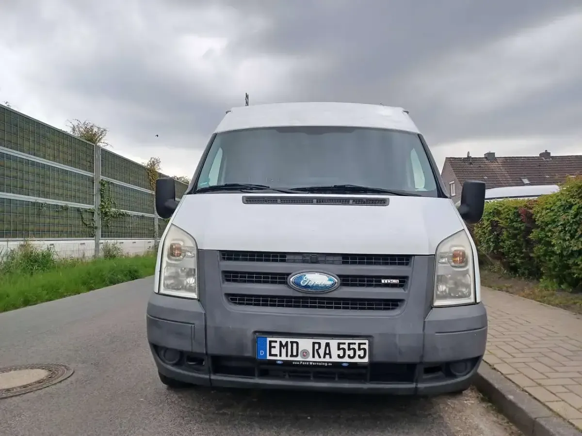 Occasion Ford Transit 110 ch (80 kW) 2008 Blanc Van