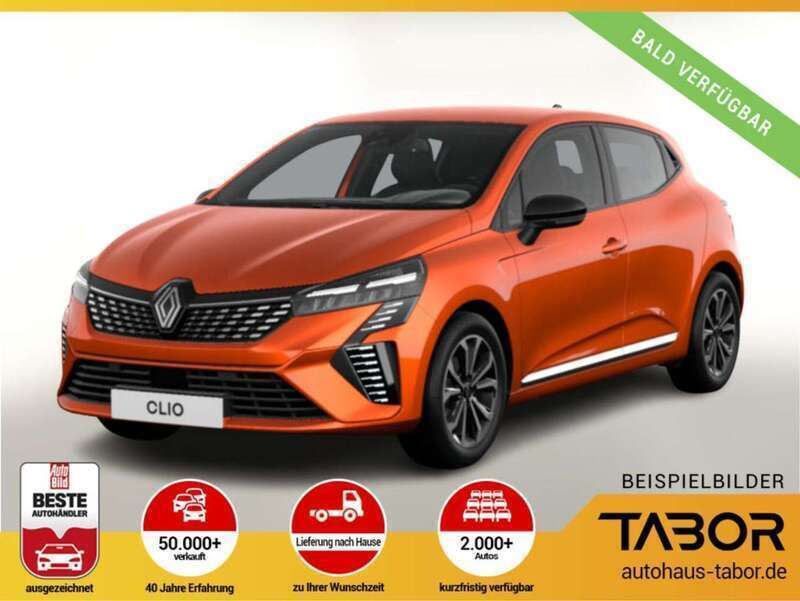 Orange (valenciaorange metallic) Neu 2025 Renault Clio V Techno Limousine | 20.628 € (Fairer Preis) - Bild 1/1
