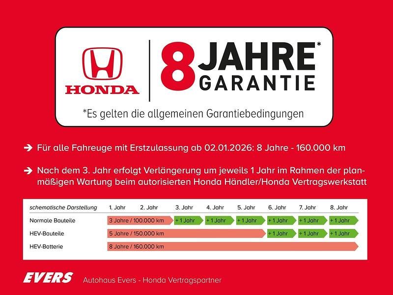 Neu Honda CR-V Elegance 184 PS (135 kW) 2026 Crystal black pearl SUV