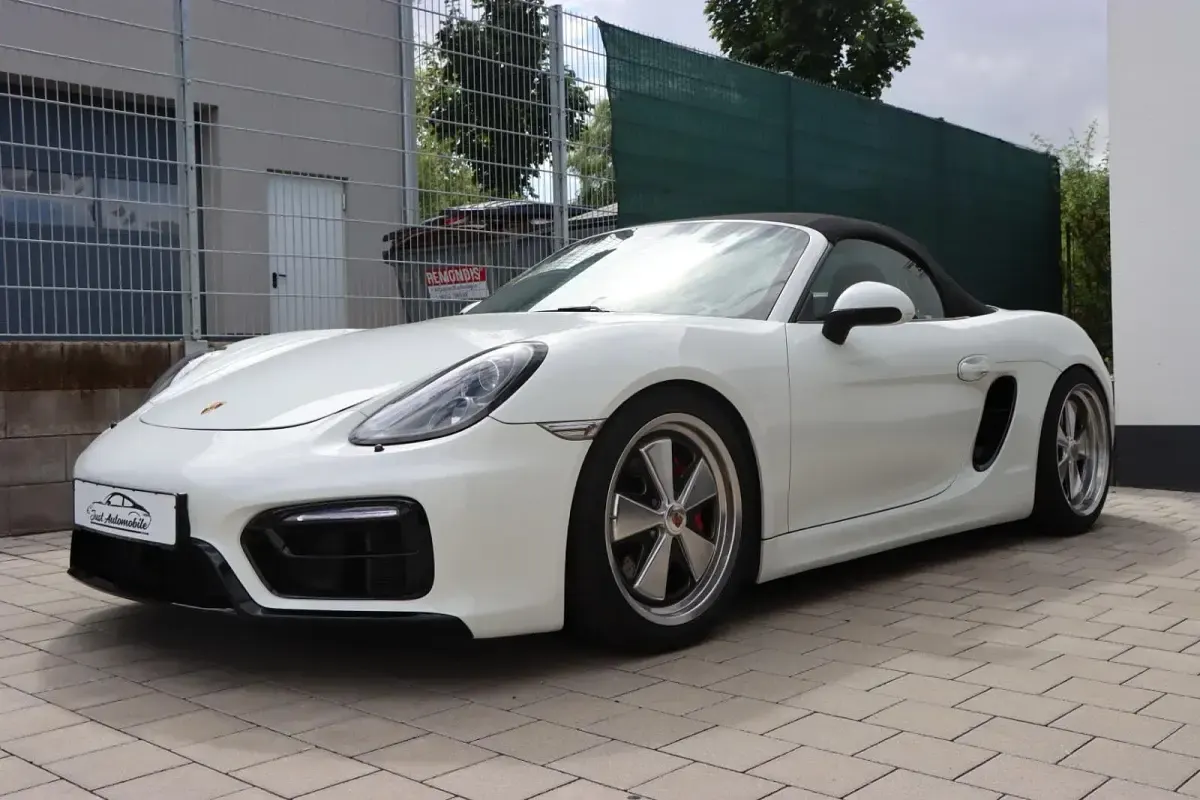 Gebraucht Porsche Boxster 330 PS (242 kW) 2016 Weiß Cabrio