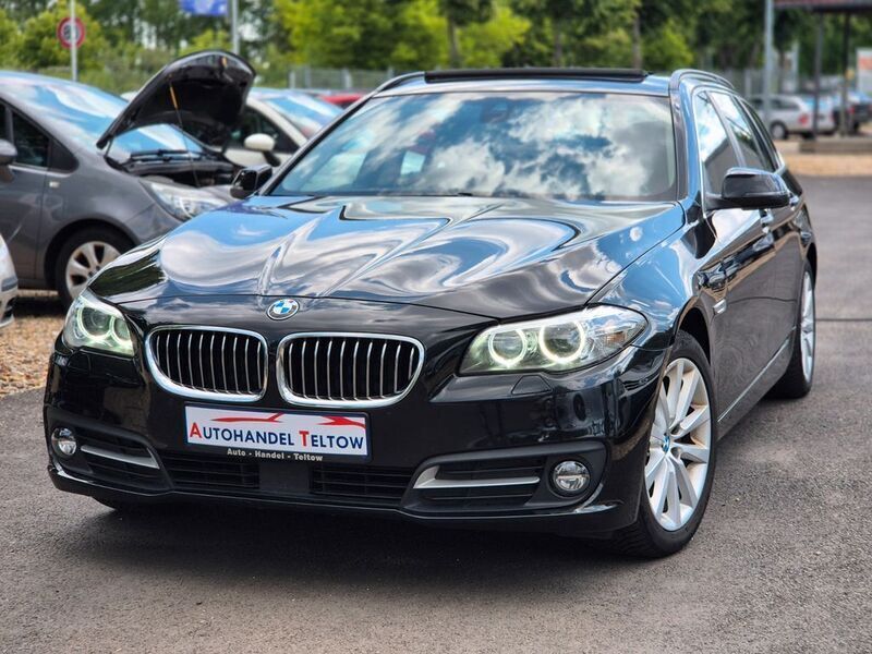 Schwarz Gebraucht 2016 BMW 525 Comfort Edition Kombi | 17.950 € (Guter Preis) - Bild 1/4