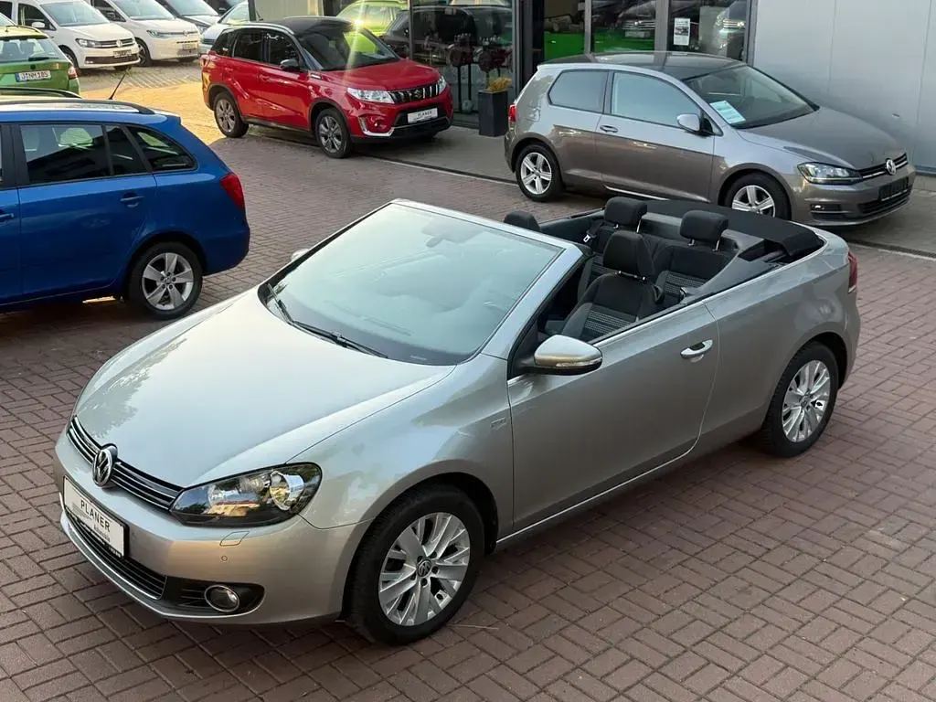 Gebraucht VW Golf Cabriolet 105 PS (77 kW) 2014 Silber Cabrio