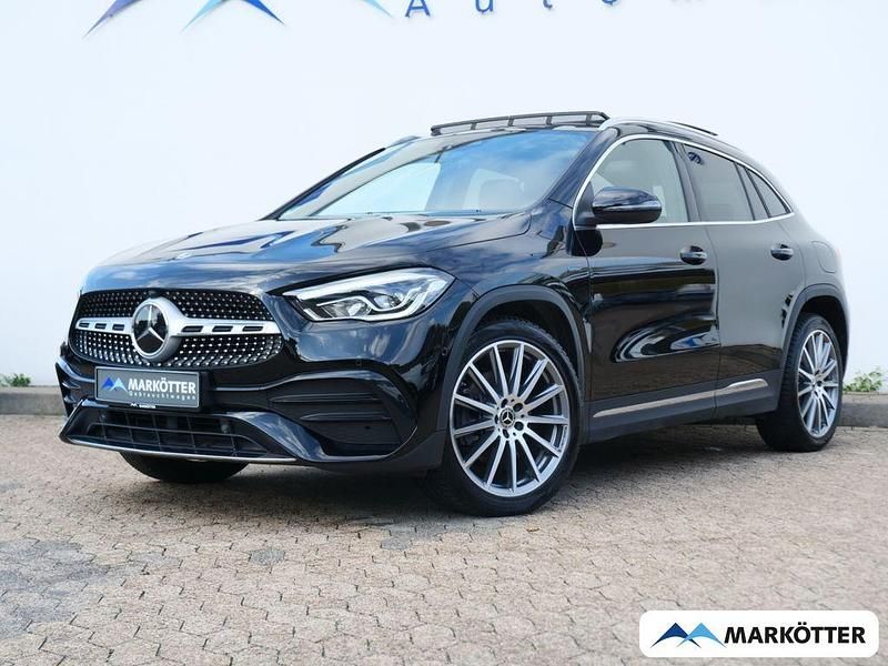 Schwarz Gebraucht 2021 Mercedes GLA250 AMG line SUV | 34.990 € (Fairer Preis) - Bild 1/4