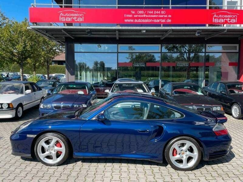 Blau Gebraucht 2000 Porsche 911 Turbo Coupé | 66.900 € (Etwas zu teuer) - Bild 1/4