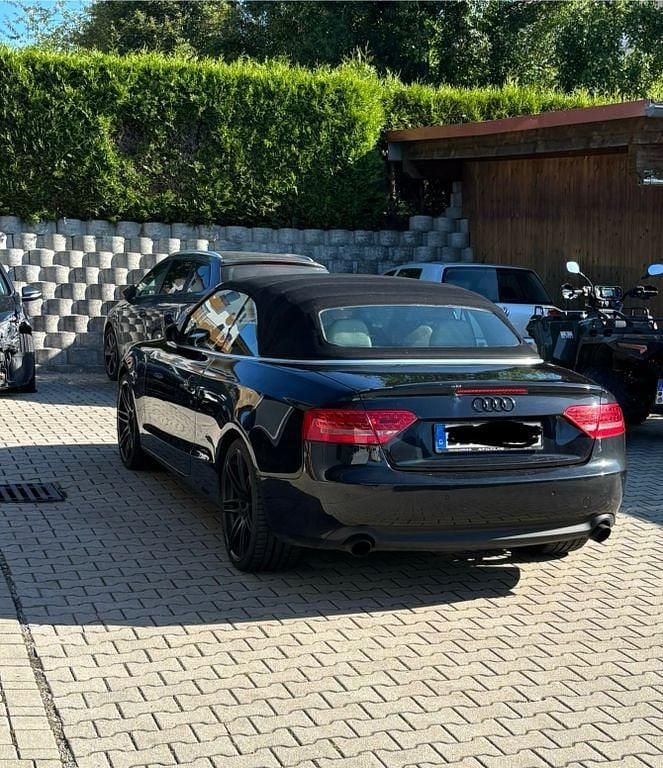 Schwarz Gebraucht 2009 Audi A5 Cabriolet Cabrio | 4.599 € - Bild 1/4