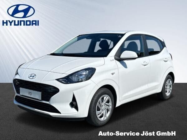 Weiß (atlas white / sol) Gebraucht 2024 Hyundai i10 Select Kleinwagen | 14.700 € (Guter Preis) - Bild 1/4