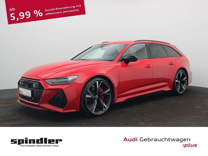 Tangorot metallic Gebraucht 2020 Audi RS6 Ambiente Kombi | 71.980 € (Superpreis) - Bild 1/4
