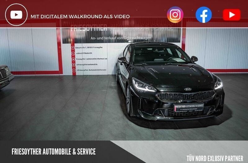 Schwarz Gebraucht 2018 Kia Stinger 3 Limousine | 22.990 € (Fairer Preis) - Bild 1/4