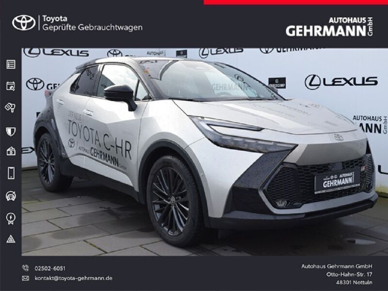 Cosmic silber metallic/ dach schwarz Gebraucht 2023 Toyota C-HR Sport SUV | 37.690 € (Etwas zu teuer) - Bild 1/4