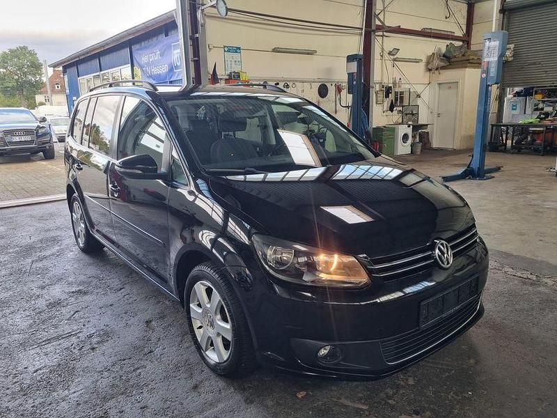Gebraucht VW Touran Comfortline 105 PS (77 kW) 2012 Schwarz Van / Kleinbus