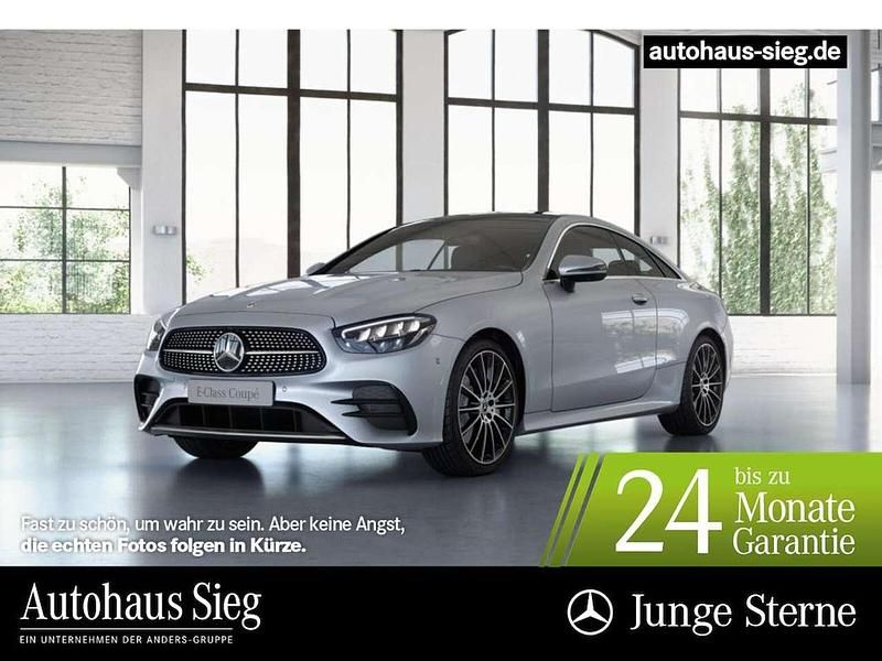 Silber hightechsilber Gebraucht 2021 Mercedes E300 AMG Coupé | 46.454 € (Fairer Preis) - Bild 1/3
