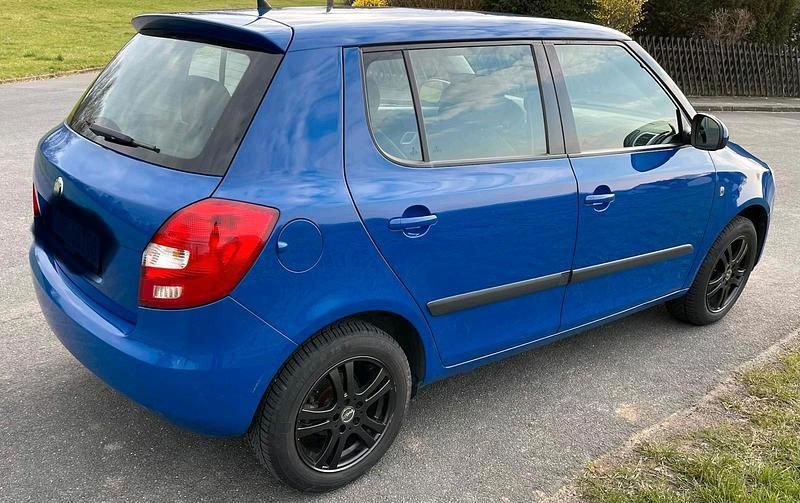 Gebraucht Skoda Fabia 2007 Blau Kleinwagen