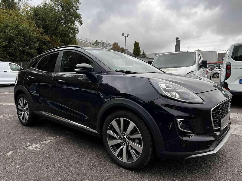 Gebraucht Ford Puma Titanium X 125 PS (91 kW) 2023 Obsidianschwarz metallic schwarz Limousine