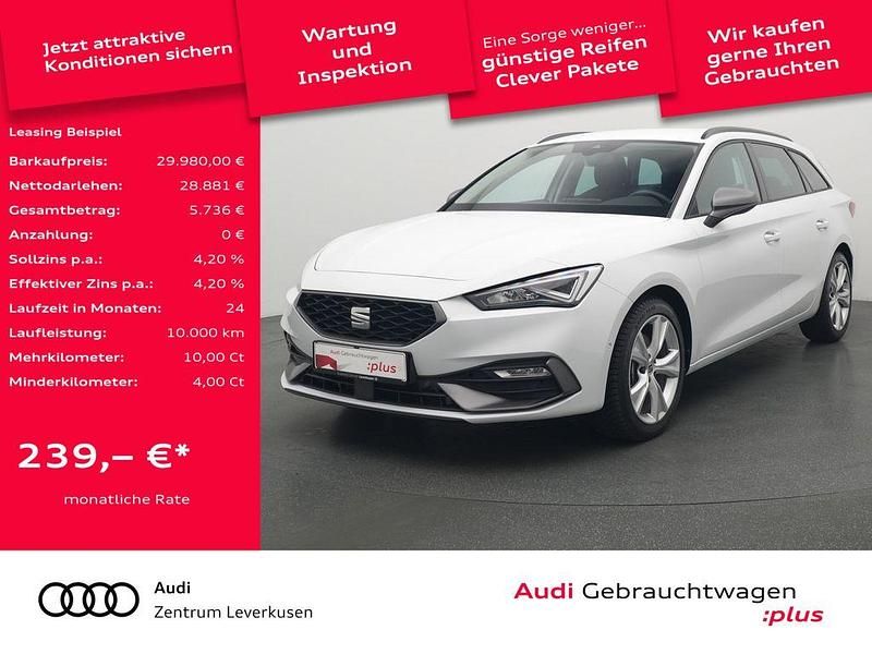 Nevada weiss Gebraucht 2024 Seat Leon ST FR Kombi | 29.980 € (Etwas zu teuer) - Bild 1/4