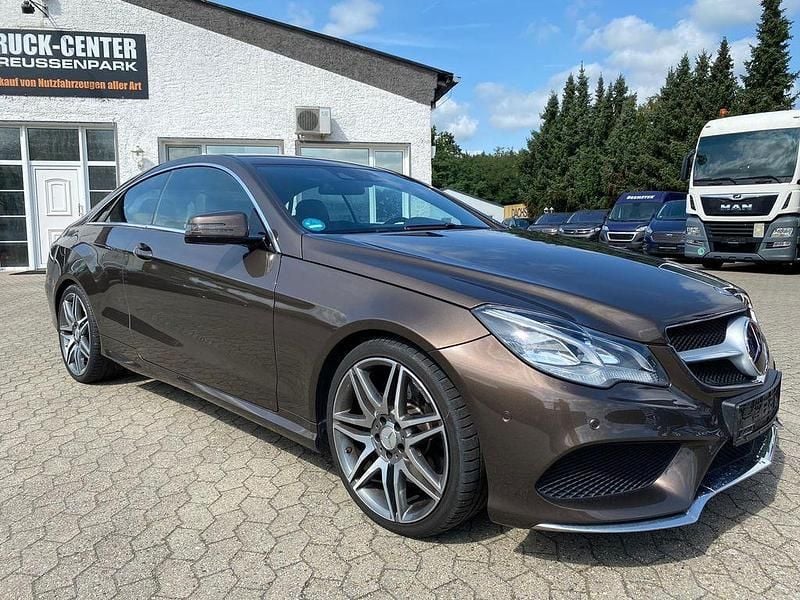 Braun Gebraucht 2015 Mercedes E400 AMG Coupé | 23.900 € (Fairer Preis) - Bild 1/4