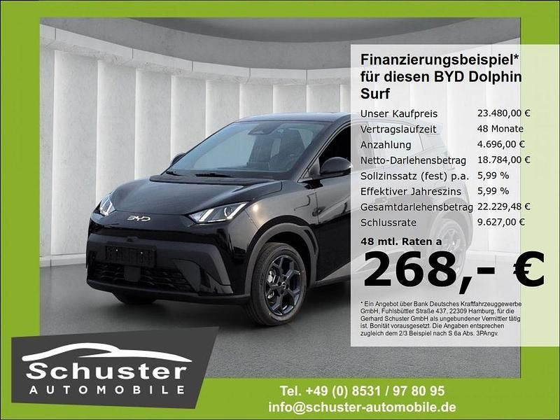 Neu BYD Dolphin Surf Boost 64 kW (88 PS) 2026 Schwarz Kleinwagen