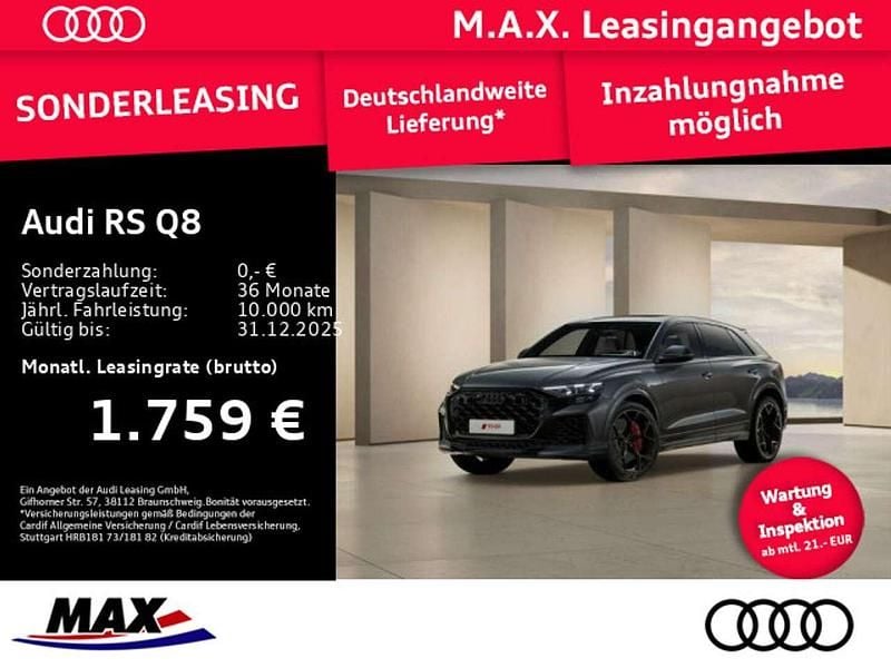Mythosschwarz metallic Neu 2025 Audi RS Q8 Performance SUV | 156.980 € (Superpreis) - Bild 1/2