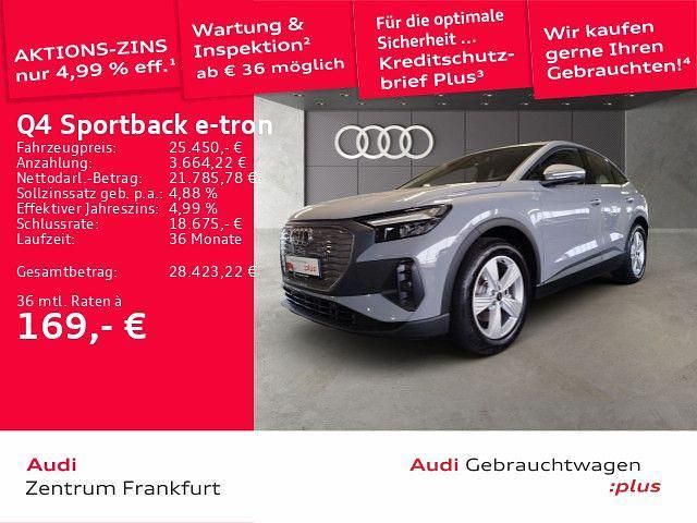 Kieselgrau Gebraucht 2023 Audi Q4 Sportback e-tron Comfort SUV | 25.450 € (Superpreis) - Bild 1/2
