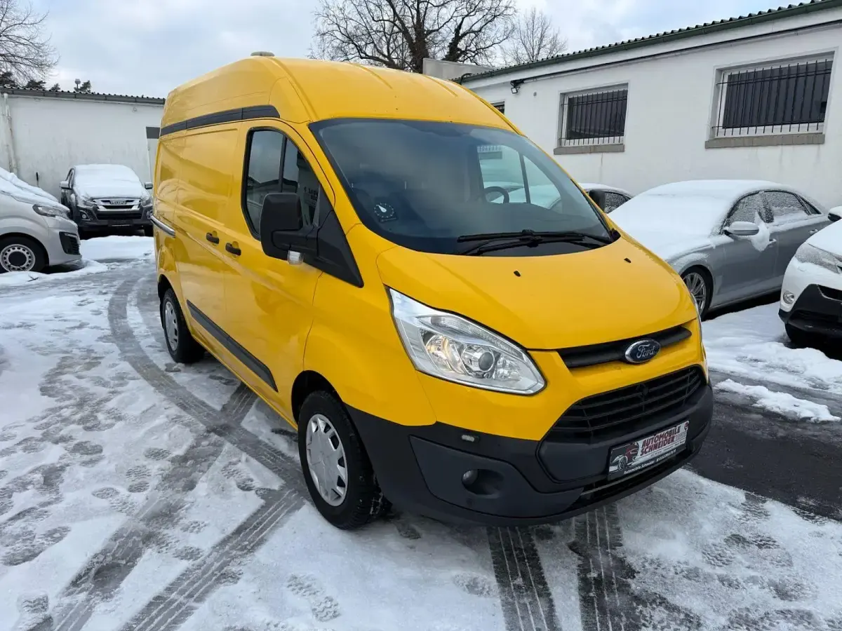 Gebraucht Ford Transit Custom Trend 131 PS (96 kW) 2018 Gelb Van / Kleinbus