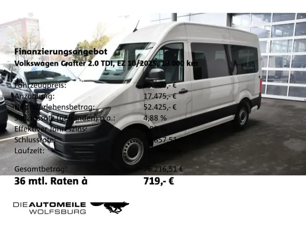 Gebraucht VW Crafter 178 PS (130 kW) 2025 Candyweiß Van