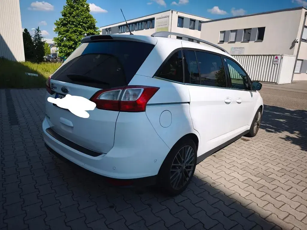 Gebraucht Ford Grand C-Max Titanium 150 PS (110 kW) 2015 Weiß Van / Kleinbus