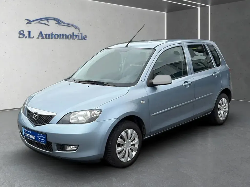 Gebraucht Mazda 2 Active 80 PS (58 kW) 2005 Blau Kleinwagen
