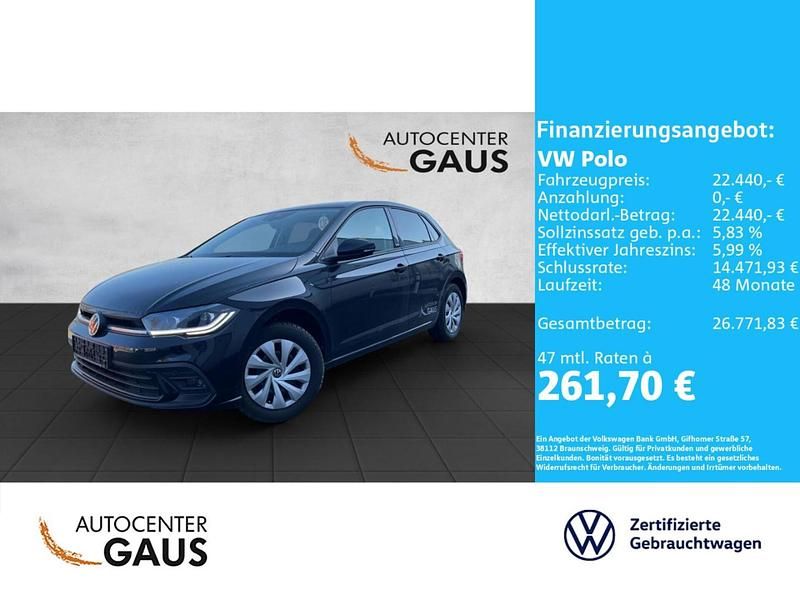 Gebraucht VW Polo Move 95 PS (69 kW) 2024 Schwarz Kleinwagen