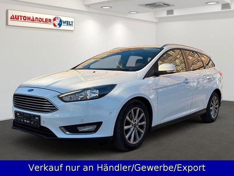 Weiß Gebraucht 2018 Ford Focus Titanium Kombi | 4.499 € (Superpreis) - Bild 1/3