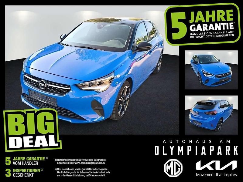 Perl blau/voltaik blau Gebraucht 2022 Opel Corsa Elegance Kleinwagen | 13.475 € (Fairer Preis) - Bild 1/4