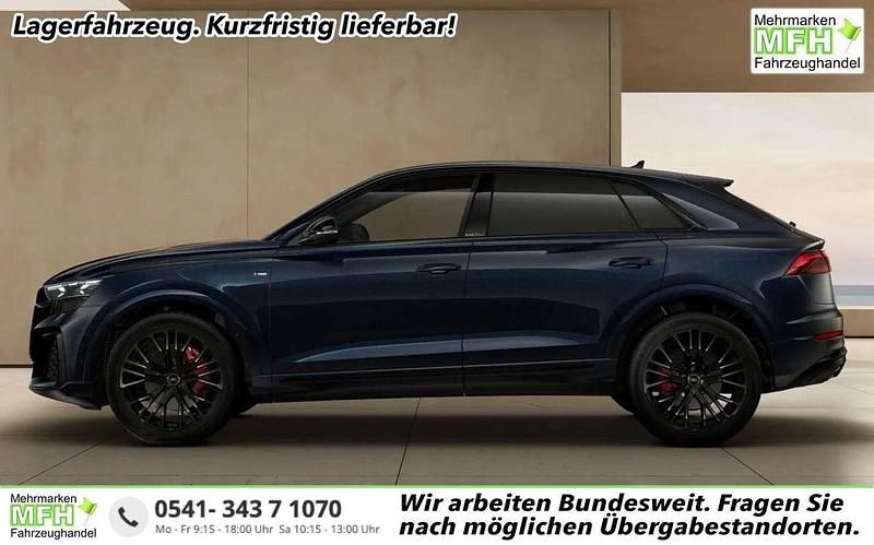 Neu Audi Q8 S-Line 286 PS (210 kW) 2025 Waitomoblau metallic SUV