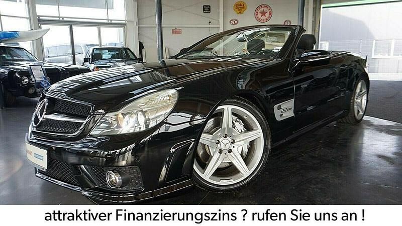 Schwarz Gebraucht 2008 Mercedes SL63 AMG AMG Cabrio | 42.900 € - Bild 1/4