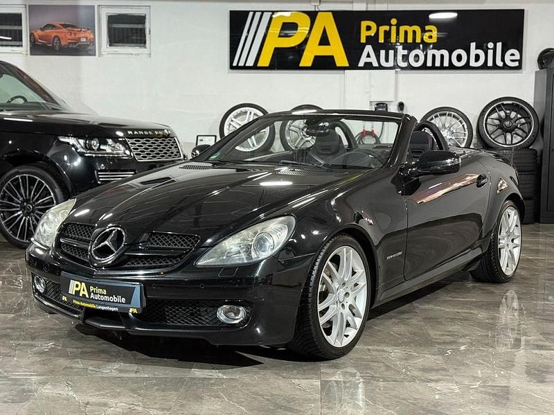 Schwarz Gebraucht 2008 Mercedes SLK200 Cabrio | 9.999 € (Fairer Preis) - Bild 1/4