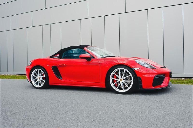 Gebraucht Porsche Boxster Spyder 420 PS (308 kW) 2021 Rot Cabrio