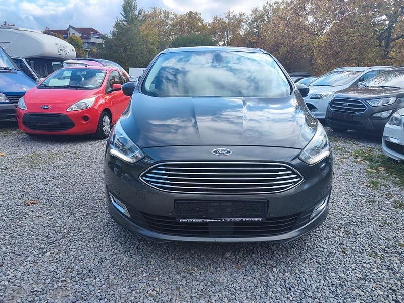 Grau Gebraucht 2018 Ford Grand C-Max Titanium Van / Kleinbus | 4.990 € - Bild 1/4