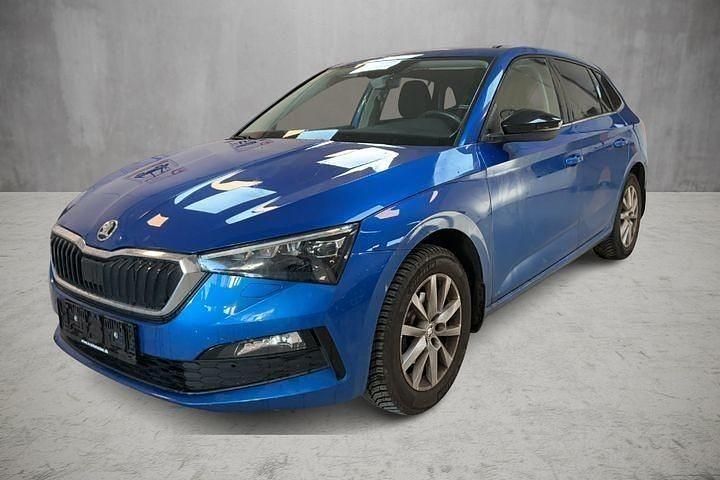 Raceblau metallic (metallic) Gebraucht 2020 Skoda Scala Style Kleinwagen | 16.440 € (Fairer Preis) - Bild 1/4