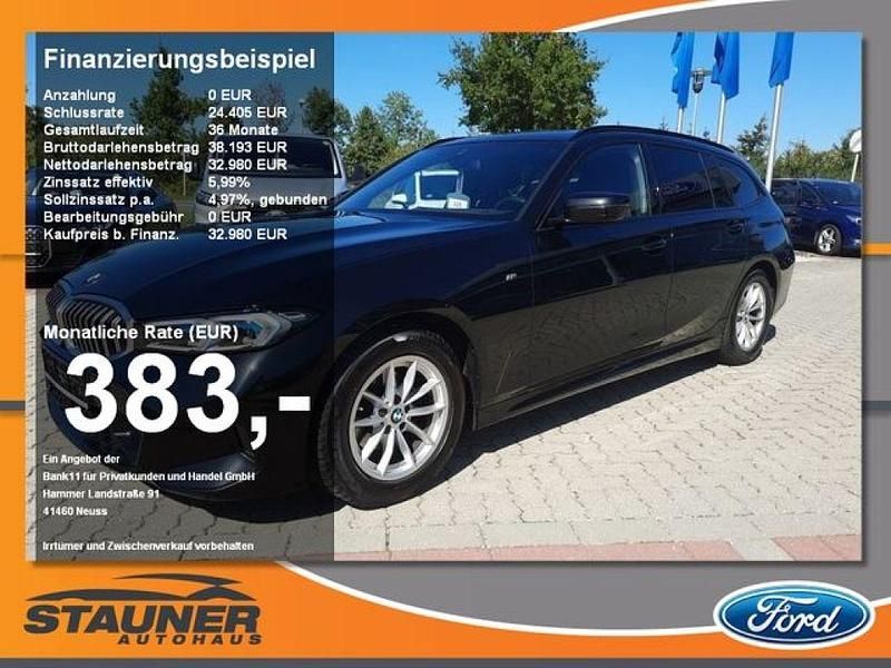 Black sapphire metallic Gebraucht 2023 BMW 318 M Sport Kombi | 31.980 € (Guter Preis) - Bild 1/4