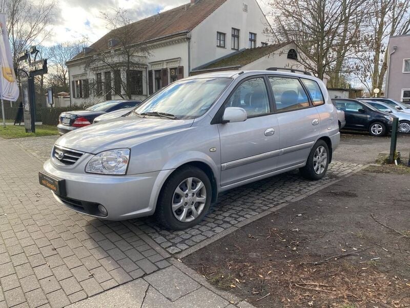 Gebraucht Kia Carens EX 113 PS (83 kW) 2006 Silber Van / Kleinbus