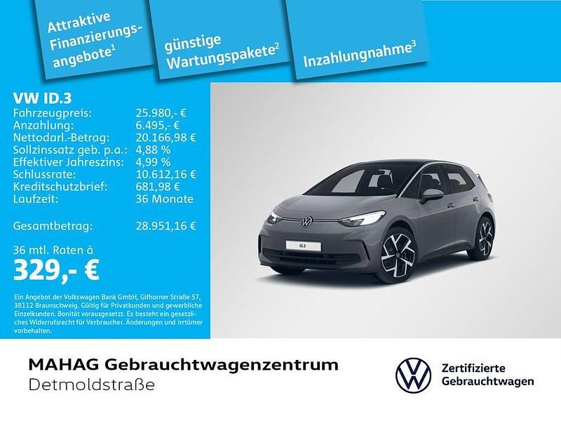 Gebraucht VW ID.3 Pro 150 kW (204 PS) 2023 Mondsteingrau Kleinwagen