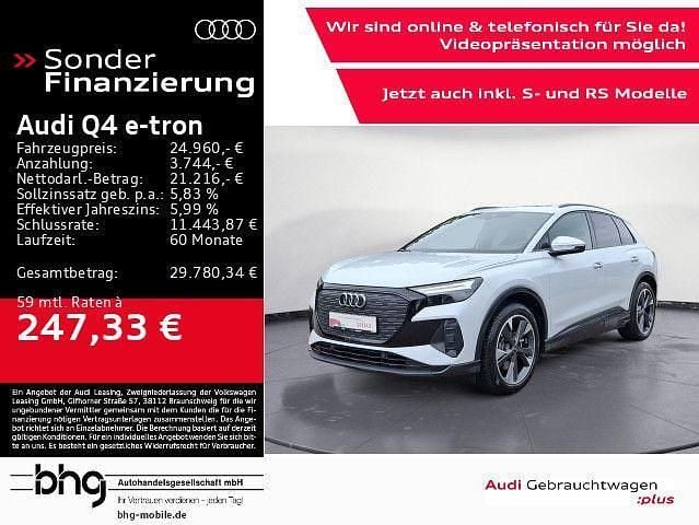 Weiß Gebraucht 2022 Audi Q4 e-tron Ambiente SUV | 24.960 € (Guter Preis) - Bild 1/4