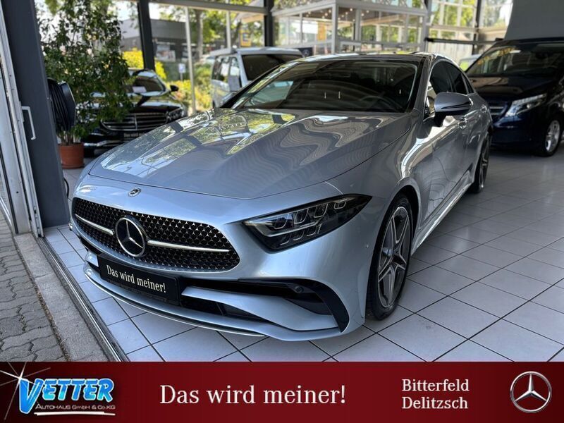 Silber Gebraucht 2022 Mercedes CLS350 AMG Limousine | 64.900 € - Bild 1/4
