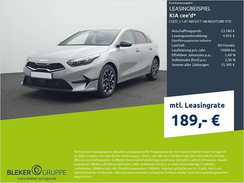 Wolf gray m Gebraucht 2025 Kia Ceed Limousine | 23.780 € (Guter Preis) - Bild 1/3