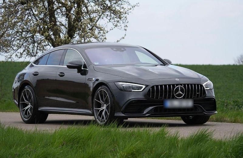 Grau Gebraucht 2021 Mercedes AMG GT 53 AMG Coupé | 63.950 € (Superpreis) - Bild 1/4