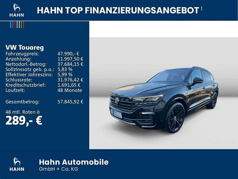 Gebraucht VW Touareg Basis 421 PS (309 kW) 2019 Deep black perleffekt SUV