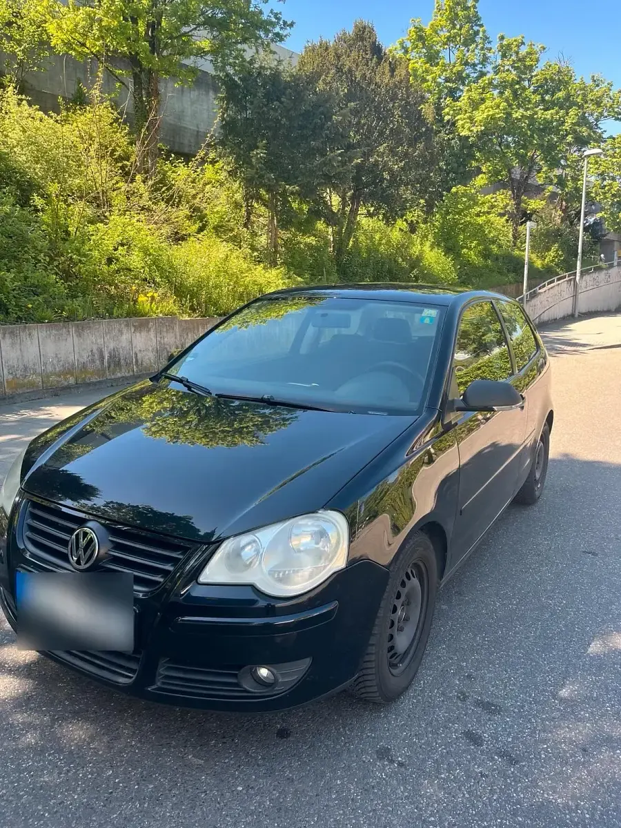 Gebraucht VW Polo 64 PS (47 kW) 2008 Schwarz Kleinwagen