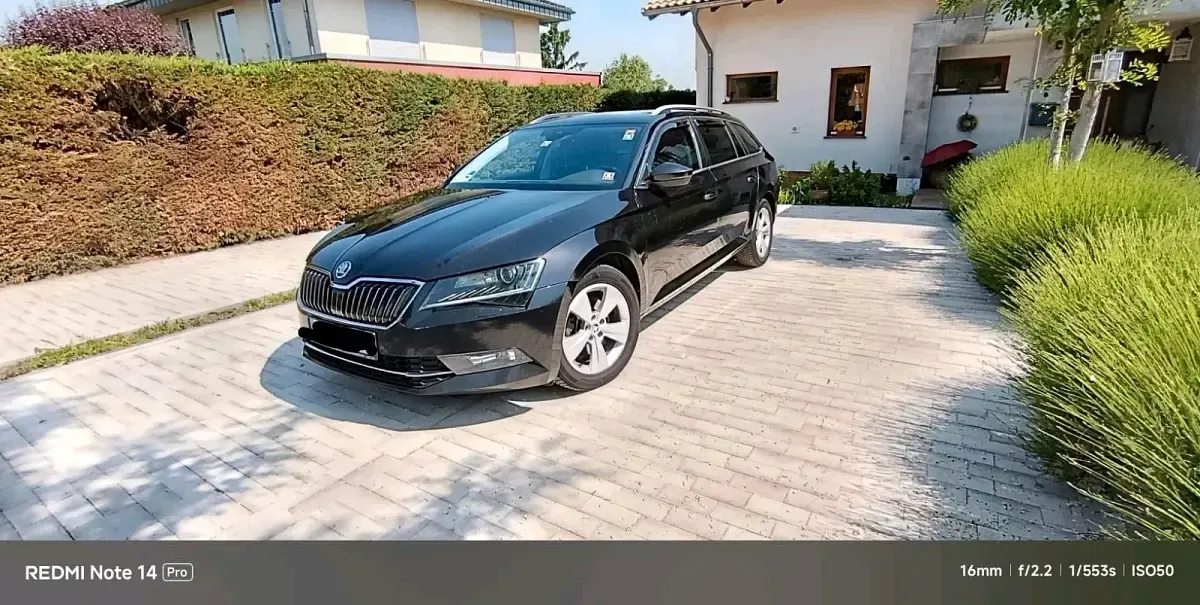 Używany Skoda Superb 150 KM (110 kW) 2017 Czarny Kombi