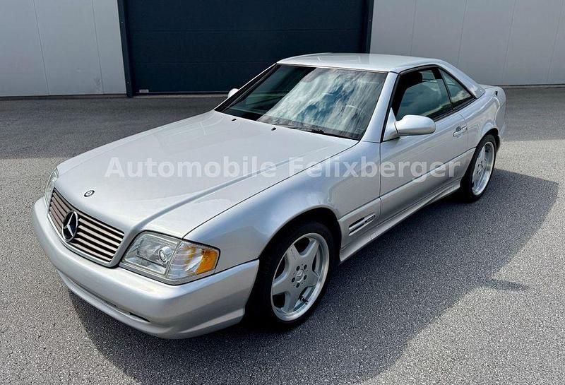 Gebraucht Mercedes SL500 AMG line 306 PS (225 kW) 2000 Silber Cabrio
