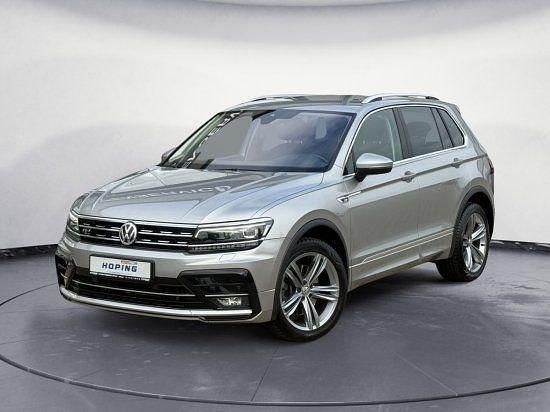 Tungsten silver metallic Gebraucht 2018 VW Tiguan Highline SUV | 24.700 € (Fairer Preis) - Bild 1/4