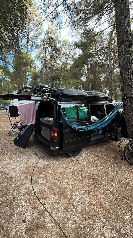 Usata VW T5 150 CV (110 kW) 2004 Nero Furgone